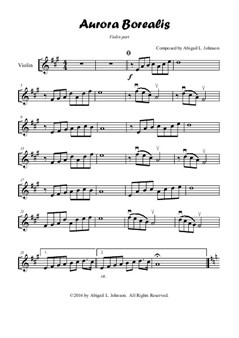 Aurora Borealis (Piano, Violin, and Cello)
